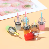 WORE 5Pcs 1:12 Dollhouse Miniature Pearl Milk Tea Cups Dolls Kitchen Food