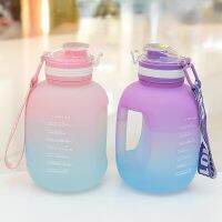 【CC】♝✙✺  Bottle 1.2L Large Capacity Big Belly Cup Plastic Ton Jugs Outdoor Kettle