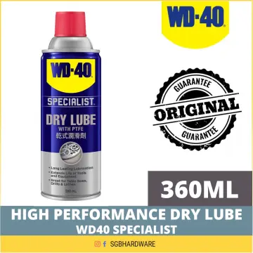 WD-40 dry lubricant