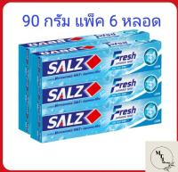 Salz(ซอลส์) ซอลส์ ยาสีฟัน สูตรเฟรช แจเปนนิส มินต์ 90 ก. แพ็ค 6 Salz Toothpaste Fresh Japanese Mint Formula 90 g. Pack 6 รหัสสินค้า BICli9800pf