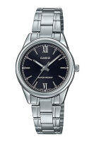 Casio Standard นาฬิกาข้อมือผู้หญิง สายสเตนเลส รุ่น LTP-V005D,LTP-V005D-1B2 - สีดำ