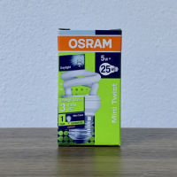 OSRAM หลอดตะเกียบ หลอดประหยัดไฟ 5W ขั้วE27 / หลอดคอมแฟคฟลูออเรสเซนต์ DULUXSTAR Mini Twist 865 Daylight แสงขาว