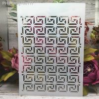 A4 29cm Maze Geometry Texture DIY Layering Stencils Wall Painting Scrapbook Coloring Embossing Album Decorative Template