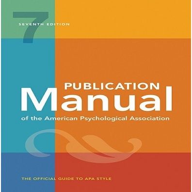 Publication Manual of the APA 7th Ed | Lazada