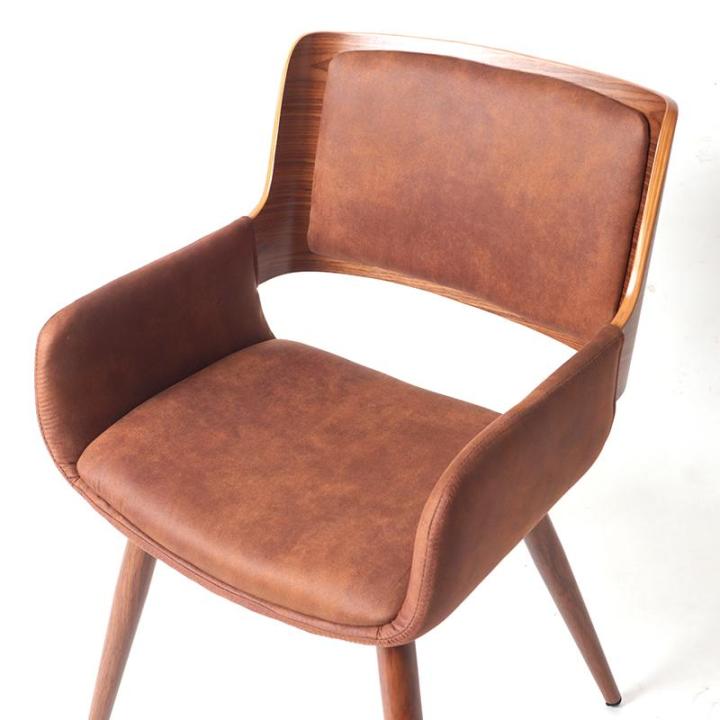 furintrend-เก้าอี้อามร์แชร์-เก้าอี้นั่ง-เก้าอี้นั่งกินข้าว-เก้าอี้พักผ่อน-เก้าอี้ทำงาน-เก้าอี้ประชุม-เก้าอี้-รุ่น-ivy5-brown-สีน้ำตาล