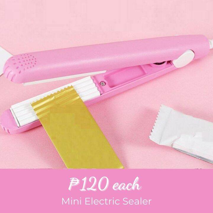 FP1677 (1) Mini Electric Sealer Machine For Plastic Mini Plastic Heat