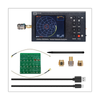 Portable Handheld VNA SWR 6GHZ Vector Network Analyzer Reflectometer GS-320 23-6200Mhz for Nanovna Type,Touch Screen with RF DEMO Set Kit