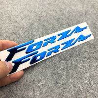 ☁ FORZA 3D Motorcycle Accessories LOGO Badge Chrome Soft Plastic Sticker Decals For HONDA FORZA 150 250 300 350 750