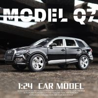 รถออดี้1:24รถ Diecast สปอร์ต SUV M923Q พร้อมไฟถอยหลังโมเดลเด็กผู้ชายของสะสมของขวัญคริสต์มาสของเล่น F5 Gratis Ongkir