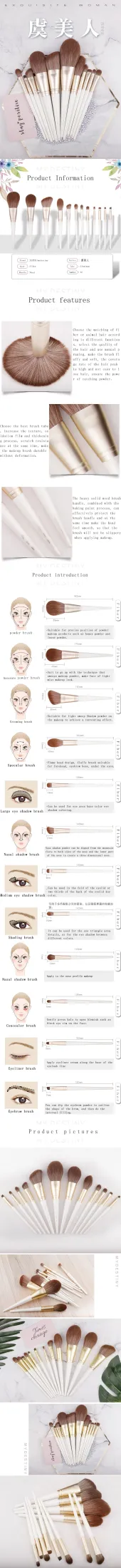Mydestiny Makeup Brush-White Moon Series 12Pcs Soft Fiber Makeup Brushes Set-High Quality And Eye Makeup Pen-Fiber Hair | Lazada PH Mydestiny Makeup Brush-White Moon Series 12Pcs Soft Fiber Makeup Brushes Set-High Quality And Eye Makeup Pen-Fiber Hair | Lazada PH