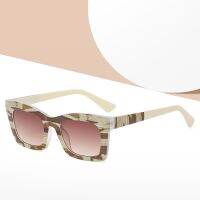 New UV400 Personality Square Sunglasses Trendy Driving Streamlined Sun Glasses Female Street Shooting Eyewear Brand Designer