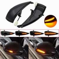 2Pcs Black Dynamic Led Side Wing Mirrors Turn Signal Light Indicator Lamp for Honda Civic MK8 Type S Type R Hatchback 2005 2012