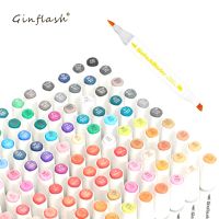 【hot】 Ginflash Soft matching Markers Sketch Alcohol Based Manga Supplies