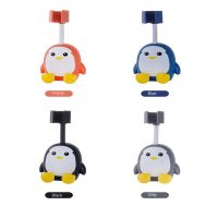 Cartoon Penguin Shower Bracket Fixed Base Free Punch Universal Adjustment Bathroom Shower Head Shower Head Accessories