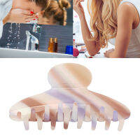 Claw Clip Half Round Hair Clip Gradient Color Fashion for Cooking for Girl