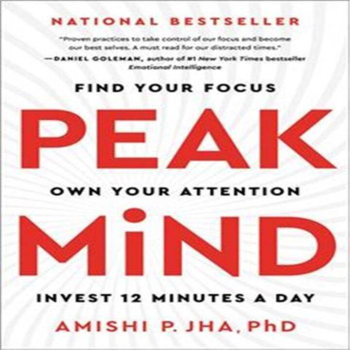 Peak Mind: Find Your Focus Own Your Attention InvestPaper books | Lazada