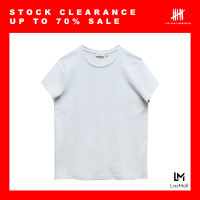 (SIX P.M.) PLAYMORE RIB T-SHIRT / เสื้อยืดสีเบจอ่อน ริปละเอียด ยืดหยุ่นสูง ทรงหลวม / PMTS