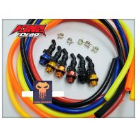 KING DRAG BY PASS HEAD 45 + BREATH TUBE JOINT ( UNIVERSAL) Y15 Y15ZR LC135 RS150 EX5 WAVE BYPASS CLIP AND HOSE KING DRAG