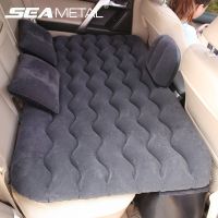 Car Travel Inflatable Air Bed Universal for Outdoor Camping Beach Rest Auto Air Inflatable Mattress Rear Seat Cover Cushion Sofa