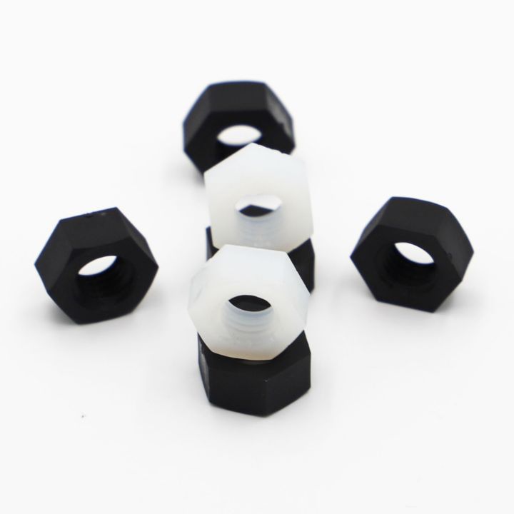 m2-m2-5-m3-m20-din934-black-white-clear-nylon-hex-nut-hexagon-plastic-insulation-metric-threaded-hexagon-nut-for-bolt-screw