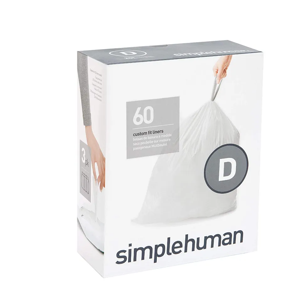 simplehuman Code G Custom Fit Drawstring Trash Bags in Dispenser