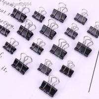 12PCS/Pack Black Metal Binder Clips 19/15mm Notes Letter Paper Clip Office Supplies Binding Securing Clip Product