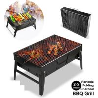 เตาปิ้งย่างพกพา เตาบาร์บีคิว เตาย่าง BBQ พับได้ Portable Grill Charcoal  เตาย่างใช้ถ่าน เตาย่างมินิ