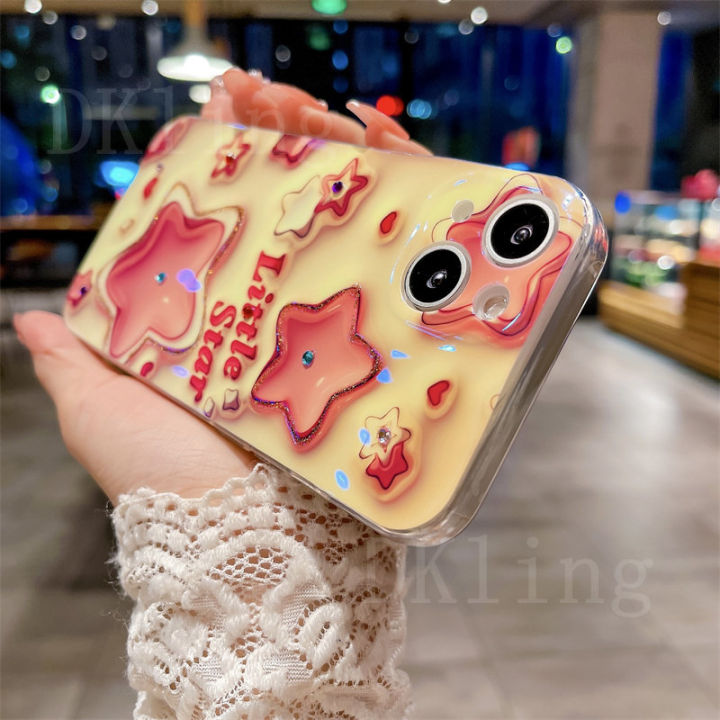 เคส3d-รูปดาวน่ารักสำหรับ-oppo-reno-10-5g-แฟชั่นบลูเรย์พลอยเทียม-oppo-reno-เคสโทรศัพท์นุ่ม10-10-pro-10-pro-ฝาหลังรูปการ์ตูน-oppo-reno-10pro-plus-5g