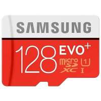 128GB ไมโครเอสดีการ์ดซัมซุง (รุ่นใหม่) พร้อมอแดปเตอร์ MICRO SD CARD SAMSUNG 128 GB EVO PLUS CLASS 10 U1 รับประกัน10ปี