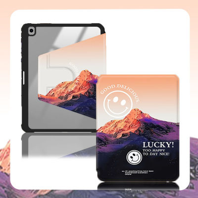 case for ipad Pro11 2018 air3 10.5/pro 10.5 Air4 Air5 10.9 gen7/gen8/gen9 10.2 เคส360องศา หมุนได้ air1/air2/gen5/gen6 9.7 gen10 มีช่องใส่ปากกา