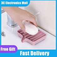 Soap Dish Bar Soap Holder Pack Bathroom Kitchen Anti