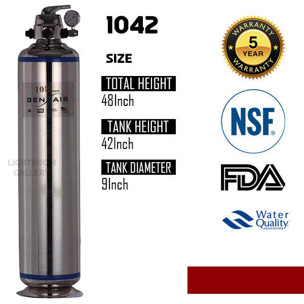 Gen Air Water Filtration SystemFully Stainless Steel Outdoor Sand
