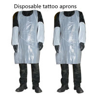 QINK Disposable Aprons Tattoo Apron 100 pcslot Plastic Transparent Cleaner Supply For Tattoo Body Art &amp; Household Daily Use