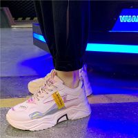 ✐Torre Shoes Female Ins Korean Version 2021 New Breathable White Shoe Women Sneakers Students Original SuFeng Running Shoe For Women