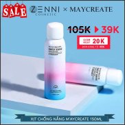 Xịt chống nắng Maycreate dạng phun sương toàn thân, nâng tone làm trắng da