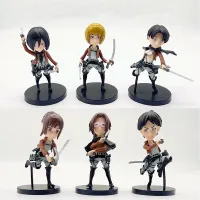 20cm Attack on Titan Anime Figure Artfx J Action Figure Rival Rivaille 417# 375# Eren Yeager 390 Figurine Toy