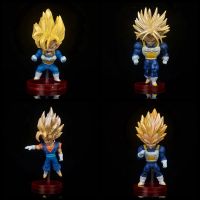 BANDAI Action Figure Saiyan Muscle Son Gohan Vegetto Torankusu Q รุ่นตุ๊กตาของเล่น