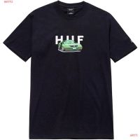 เสื้อยืดกีฬา HUF X Street Fighter Bonus Stage T-Shirt - Black Mens Womens T-shirts  23ZX