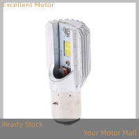 Excellent หลอดไฟ LED มอเตอร์ไซค์สกู๊ตเตอร์ไฟหน้ารถ Ba20d H6 6000K ไฟตัดหมอก ATV Moto