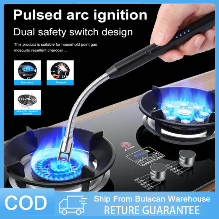 【FAST Delivery】Electric lighters Rechargeable Lighter USB Long Kitchen