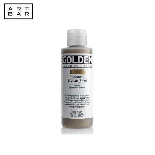 Golden Fluid Acrylic Iridescent Bronze (Fine) 00024504 (4 oz / 118