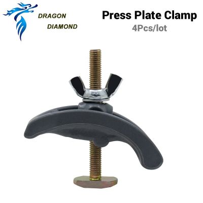 DRAGON DIAMOND 4Pcs Press Plate Clamp CNC Milling Engraving Machine Parts Fasteners For CNC Router T-slot Working Table