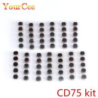 65pcs 13Values CD75 SMD Power Inductor Assortment Kit 2.2UH-470UH Chip Inductors High Quality CD75 Wire Wound Chip