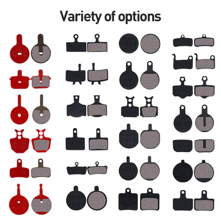 4คู่จักรยานเสือภูเขาผ้าเบรคกึ่งโลหะ-mtb-ไฮดรอลิดิสก์เบรกจักรยาน-pad-สำหรับ-bb5-m355-m446-shimano-sram-avid-hayes