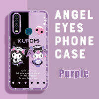 Kingsons สำหรับ Vivo Y01 Y01A Y12 Y12A Y12S Y15ยาง Kuromi เคสนิ่มใส่โทรศัพท์คลุมทั้งหมดเคสป้องกันการกระแทกการออกแบบป้องกันกล้อง