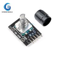 360 Degrees Rotary Encoder Module KY 040 Brick Sensor Switch Development Board with 15x17 mm Potentiometer Rotary Knob Cap