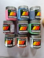 Scala สีสกรีนเสื้อ สียาง ขนาด 0.5kg ( Cloth Painting , Screening s Colour ) (1 กระปุก)