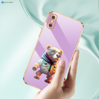 เคส NIT ใช้ได้กับ IPhone 14 Pro Max 13 Pro Max XS Max XR มีรูฝาครอบป้องกันป้องกันการตกกระแทกเคสโทรศัพท์นิ่มสกปรก