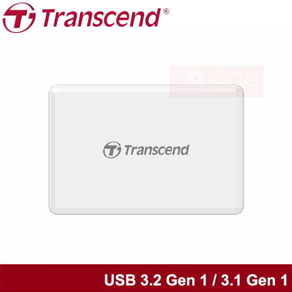 transcend-card-reader-external-usb-3-2-gen-1-3-1-gen-1-white-การ์ดรีดเดอร์-ทรานเซนต์-rdf8-unmatched-versatility-รับประกัน-2-ปี