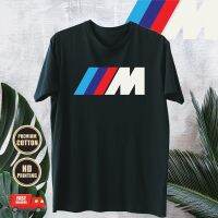 เสื้อยืดลำลองฤดูร้อน BMW CLASSIC SPORT CASUAL COOL CAR RACING TOP TEES GRAPHIC BLACK T-SHIRT